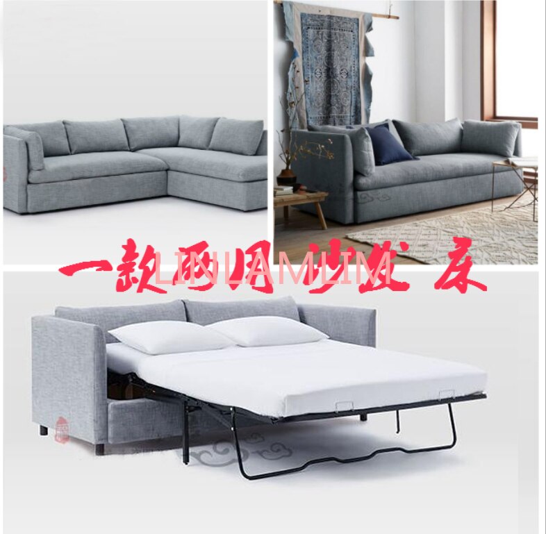 linen hemp fabric sectional sofas  Living Room Sofa bed set furniture alon couch puff asiento muebles de sala canape sofa cama