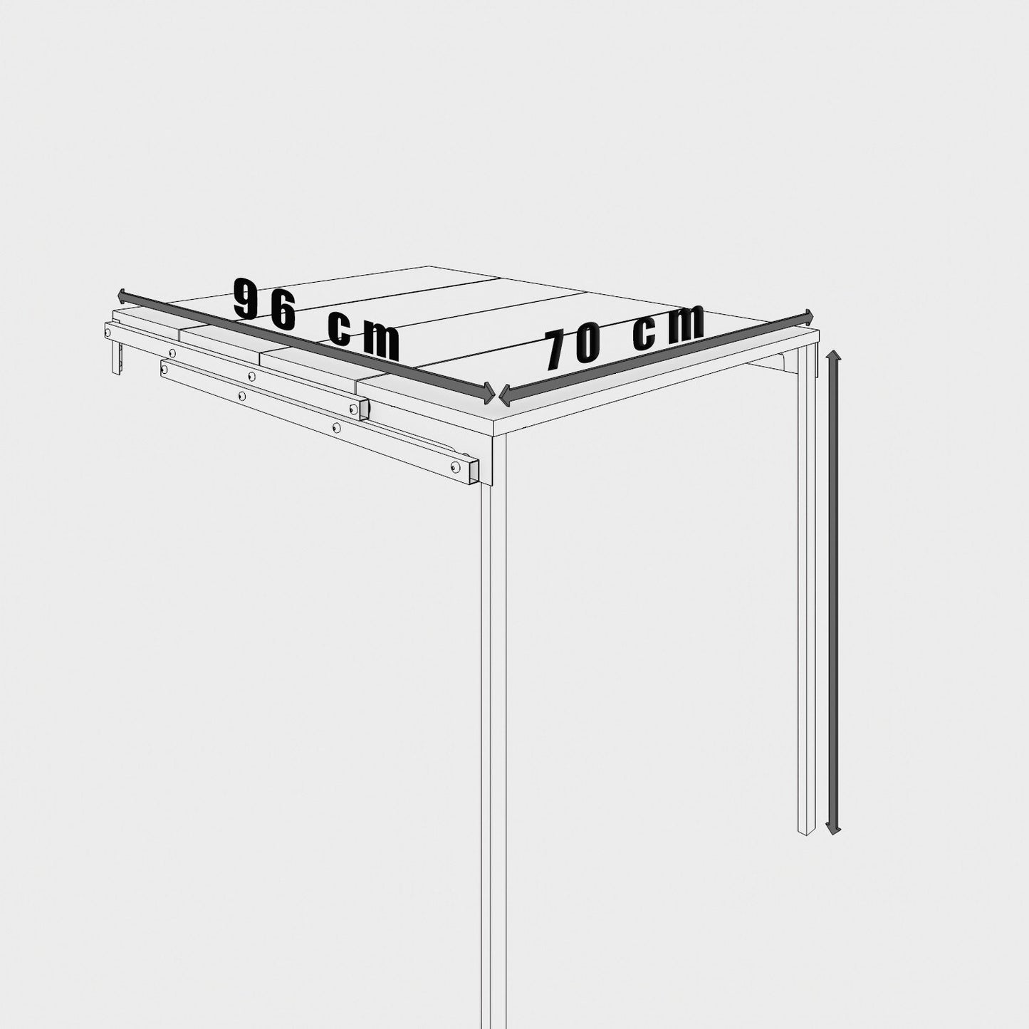 Wall mounted folding Retractable Shelf Dining Table Extendable Balcony furniture for home kitchen Tables DIY Hardware coffee set