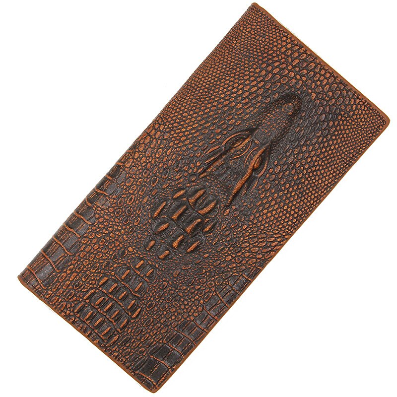 Men's Wallet Long Business Crocodile Pattern Multi-Functional Large Capacity Trendy Wallet Designer Bags Luxury Unique Purse